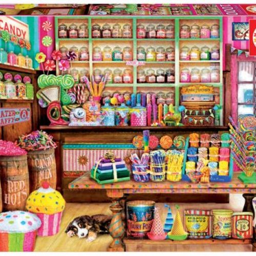 Puzzle 1000 piezas Tienda de dulces