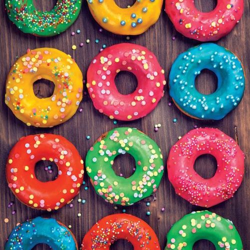 Puzzle 500 piezas Donuts de Colores