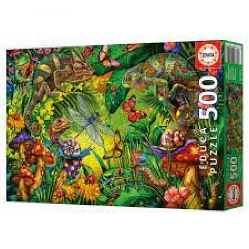 Puzzle 500 piezas Bosque de colores