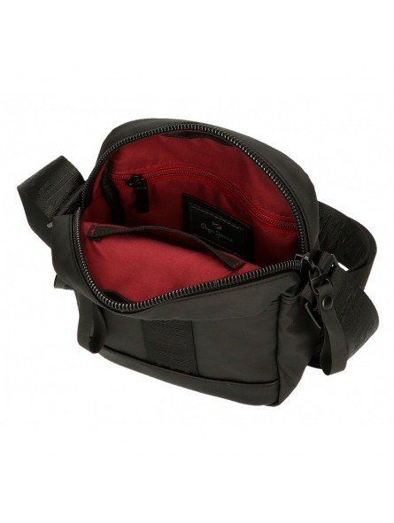 bandolera pequena pepe jeans hoxton negra 1