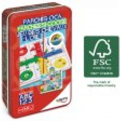 parchis oca caja metal 118 fsc