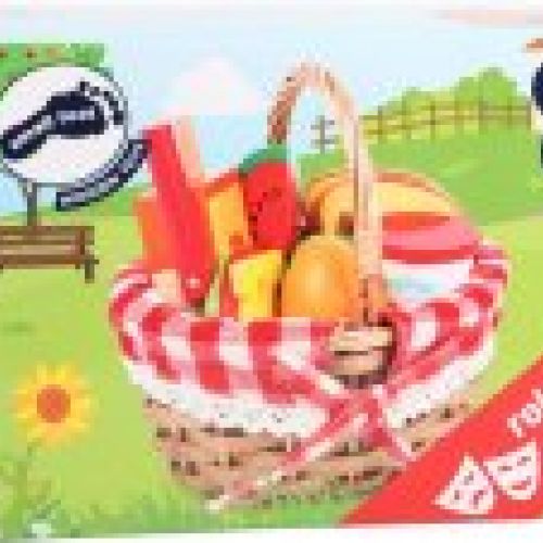 11282 legler small foot einkaufskorb schneide obst verpackung