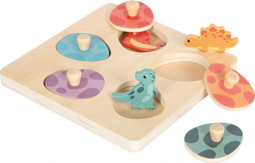 12649 01 setzpuzzle und memo dino eier farblich passend dinosaurier
