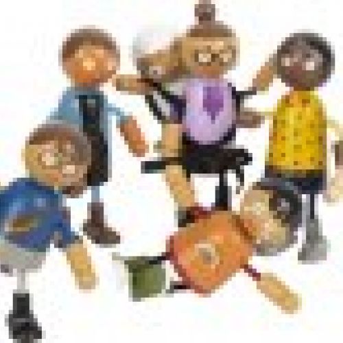 12426 small foot biegepuppen familie patchwork familientreffen eltern kinder