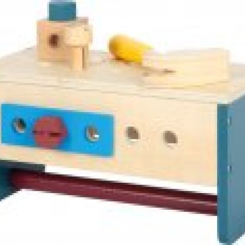 12557 40 werkzeugkasten 2in1 workshop small foot schraeg mini werkbank konstruktion nagel sc ube