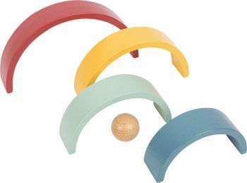 Arcoíris madera de construcción Safari