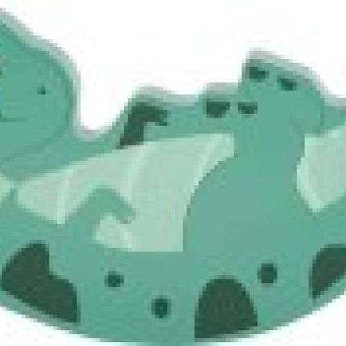 12620 41 balancierwippe dinosaurier small foot tyrannosaurus frontal