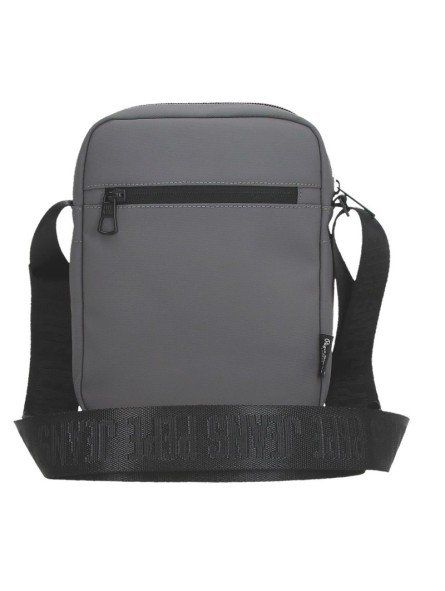 bandolera mediana pepe jeans hoxton gris 4