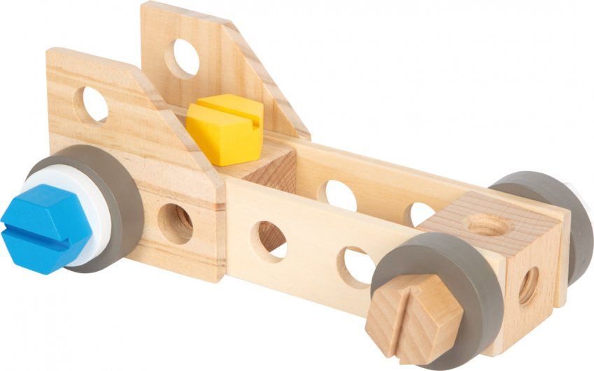 12557 43 werkzeugkasten 2in1 workshop small foot rennauto