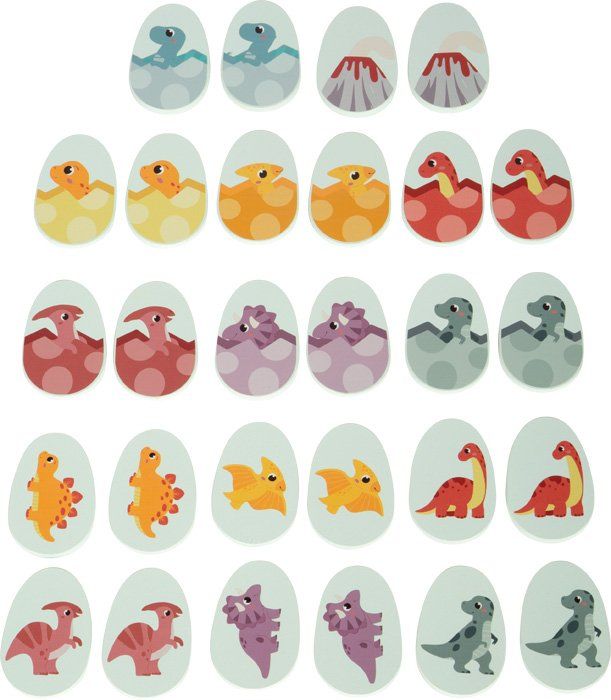 12616 43 memo dino small foot paare dinosaurier vulkan