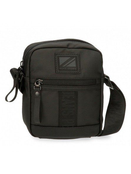 bandolera pequena pepe jeans hoxton negra