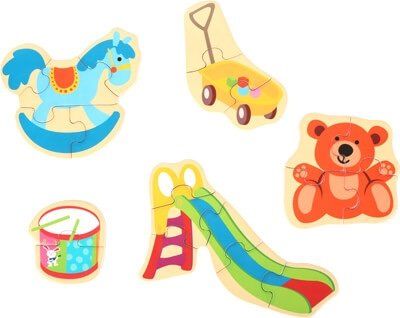 Puzzle caja mi juguete favorito