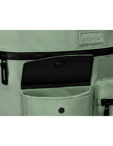 cartera antartik bolso mochila casual color verde 400x120x390 mm 3