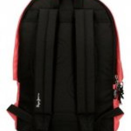 mochila portaordenador dos compartimentos pepe jeans aris colorful roja 4