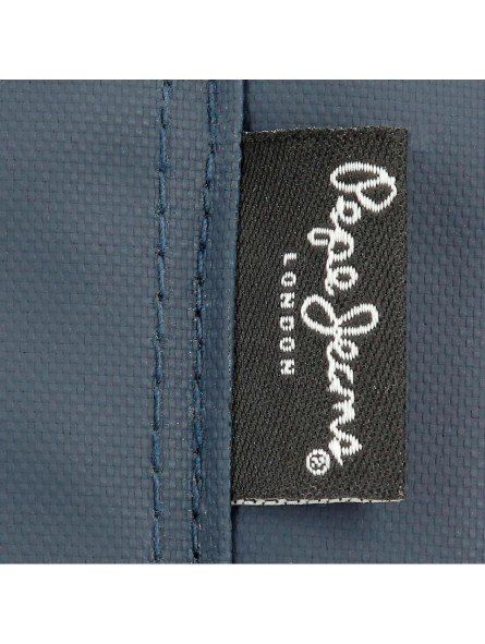 bandolera dos compartimentos mediana pepe jeans hoxton azul 4