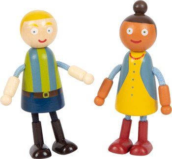 12396 small foot biegepuppen familie diversitaet eltern