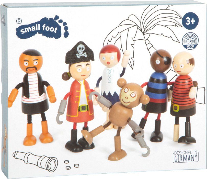 12412 small foot biegepuppen piraten figuren verpackung