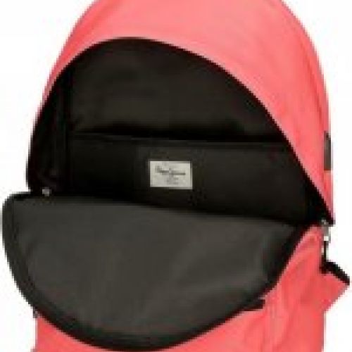 mochila portaordenador dos compartimentos pepe jeans aris colorful roja 2