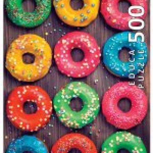 Puzzle 500 piezas Donuts de Colores