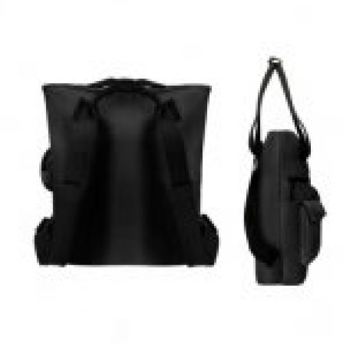 cartera antartik bolso mochila casual color negro 400x120x390 mm 5