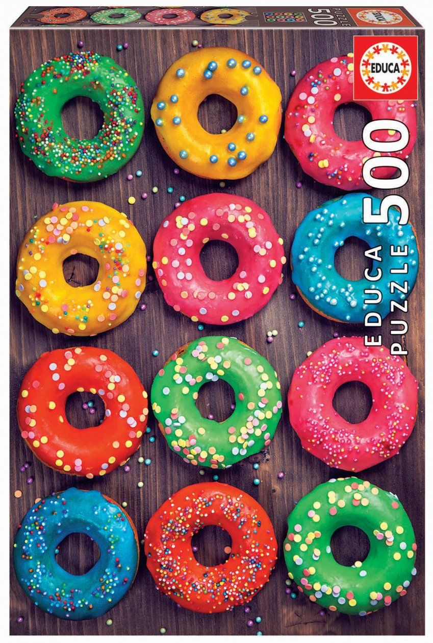 Puzzle 500 piezas Donuts de Colores