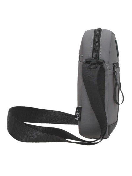 bandolera mediana pepe jeans hoxton gris 3