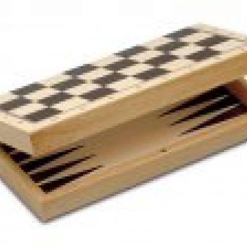 3 en 1 Ajedrez, damas y backgammon