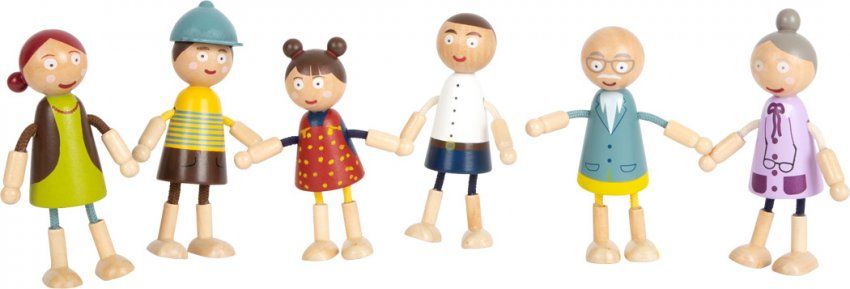 11804 legler small foot biegepuppenfamilie aus holz b