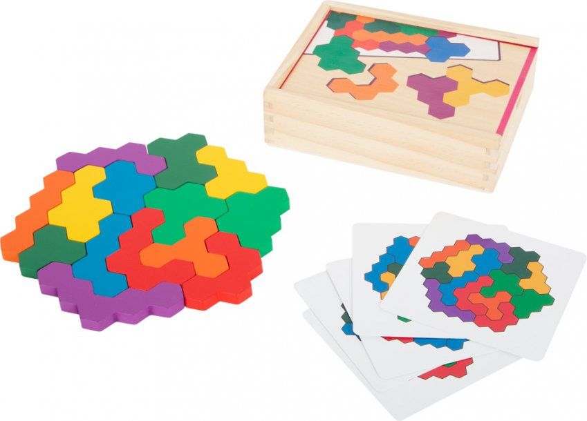 11729 legler small foot holzpuzzle bunte waben a