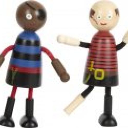 12412 small foot biegepuppen piraten figuren duo