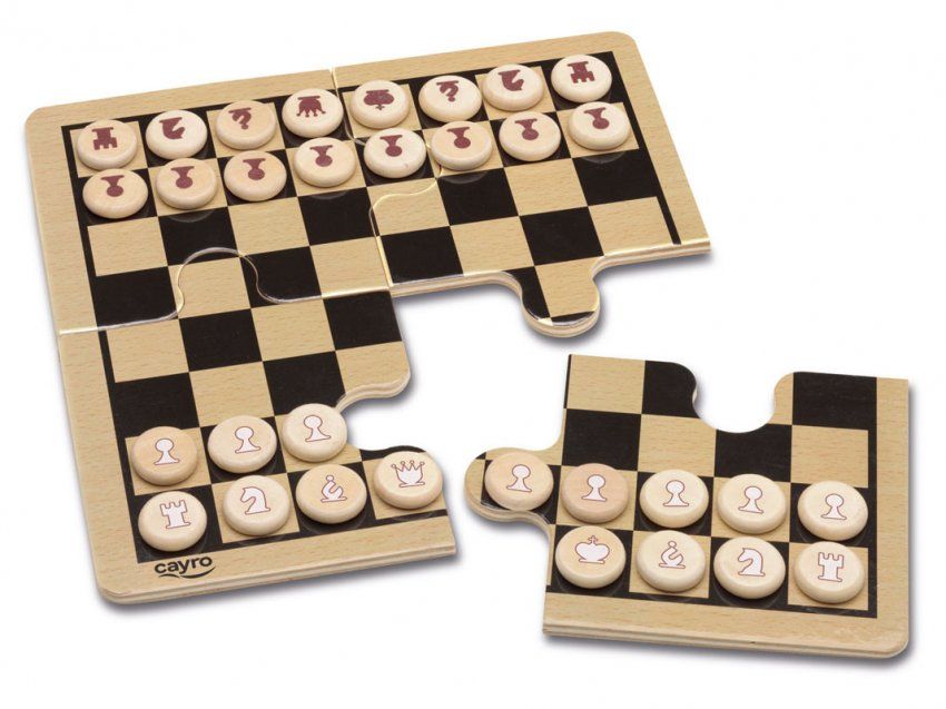 Ajedrez mini caja metal