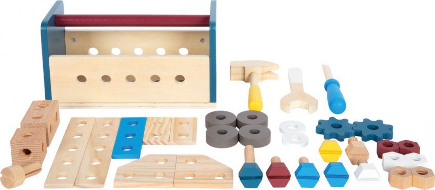 12557 42 werkzeugkasten 2in1 workshop small foot einzelteile zubehoer