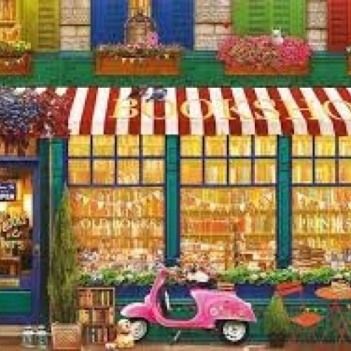 Puzzle 4000 piezas Librería vintage