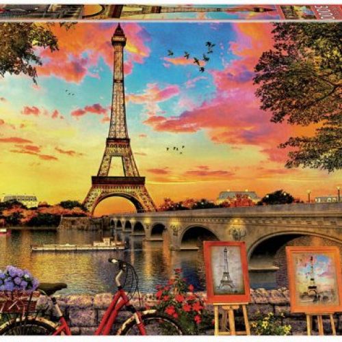 Puzzle 3000 piezas Puesta de sol en París