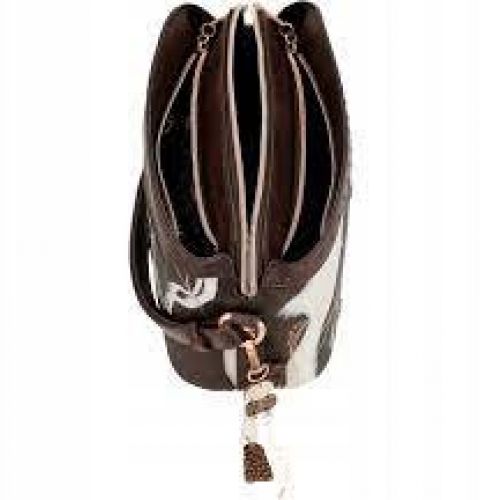 Bandolera ANEKKE marrón 3 compartimentos Nature Shodo