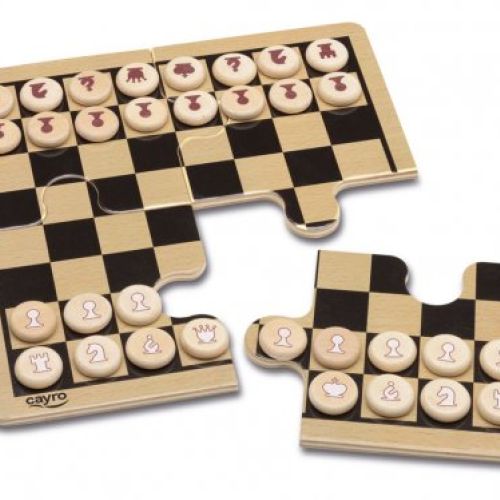 Ajedrez mini caja metal