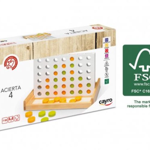 Acierta 4 madera