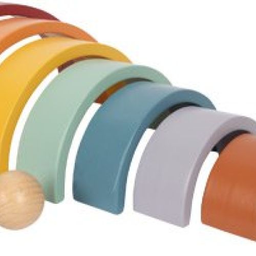 Arcoíris madera de construcción Safari