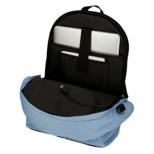mochila portaordenador pepe jeans aris colorful azul 1