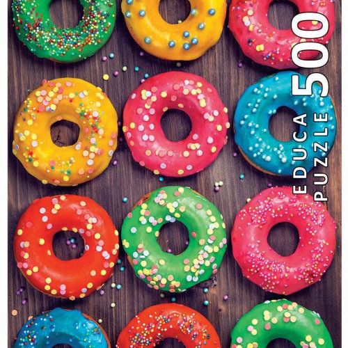 Puzzle 500 piezas Donuts de Colores