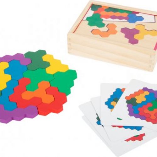 11729 legler small foot holzpuzzle bunte waben a